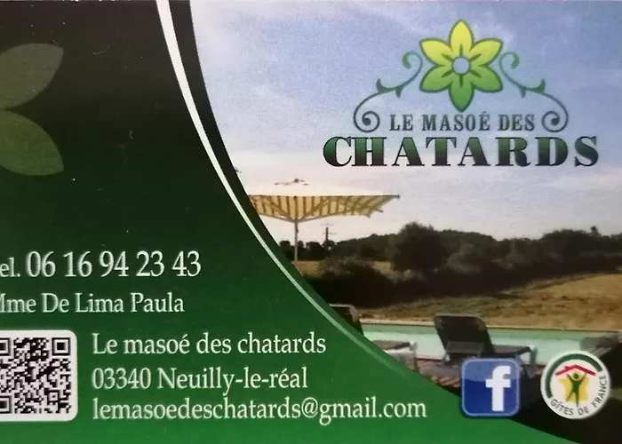 Alojamento de Acomodação e Pequeno-almoço Masoe Des Chatards 3*